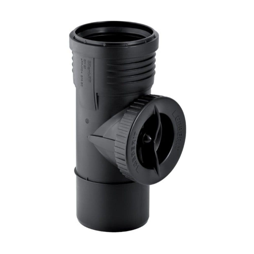 Geberit Silent-PP regard de visite 90° avec ouverture de service ronde D 75 mm vue 1