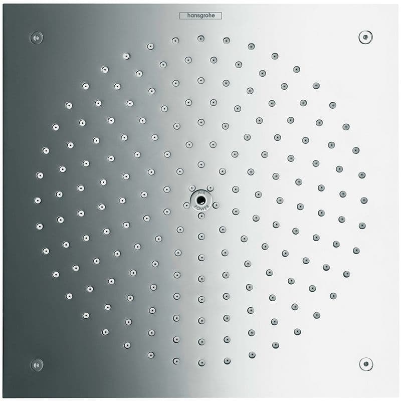 SET DE FINITION DOUCHE DE TETE RAINDANCE AIR 1JET 260X60 HANSGROHE ENCASTRER PLAFOND CHROME vue 1