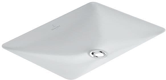 LAVABO A SOUSCASTRER LOOP/COMBO/MOLTO/PURO V&B 45X28CM BLANC vue 1