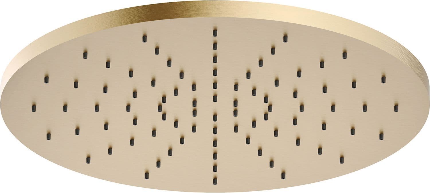 DOUCHE DE TETE UNIVERSEL NOBILI 300MM SANS BRAS METAL MIELE BROSSÉ vue 1