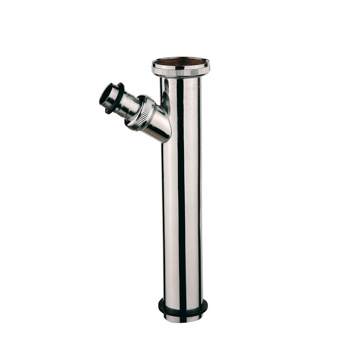 988402118 tube plongeur, chromé, 32 mm x 3/4" T x 200 mm, avec raccord pour appareil de lavage vue 1
