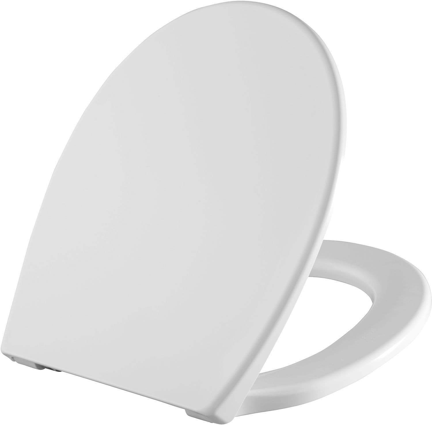 SIEGE WC D600 SOFTCLOSE+ LIFT-OFF BLANC-INOX vue 1