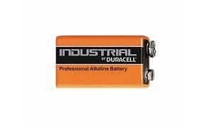 Pile alcaline 9V 6LR61 550mAh longueur 26.5mm largeur 17.5mm hauteur 48.5mm vue 1