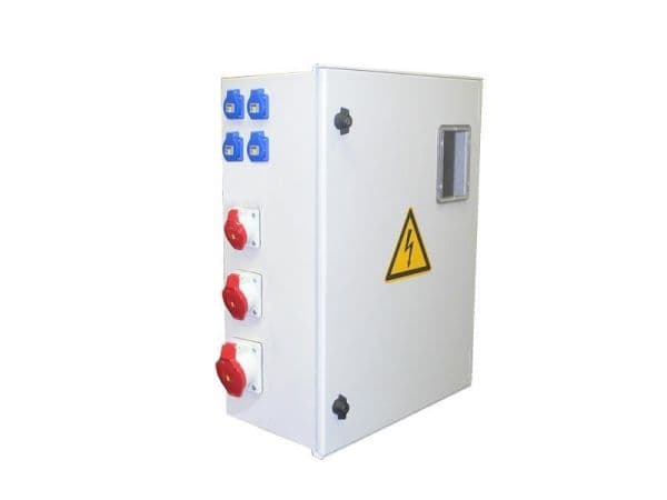 Coffret 25D60 (kWh digital) polyester 100A 3 x 230V 3 x 400V + N vue 1