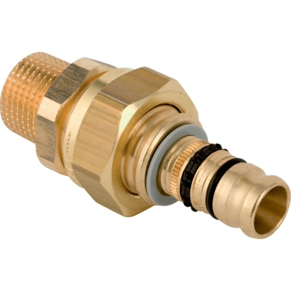 Geberit Mepla raccord mobile filetage extérieur bronze 20-1/2M vue 1