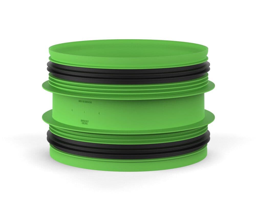 Duco DucoFlex raccord avec caoutchouc D180-180 (M/M) vue 1