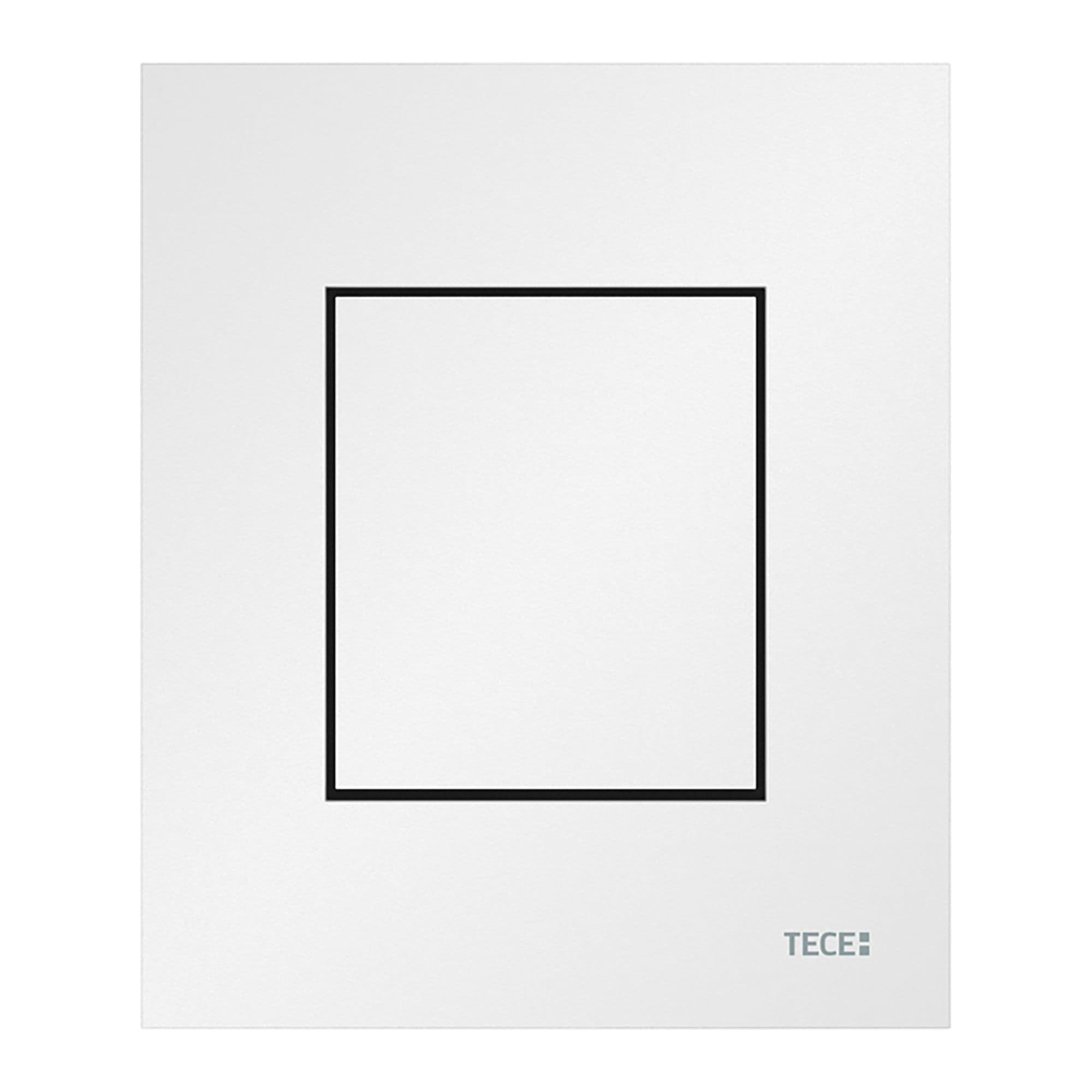 TECENOW - PLAQUE DE DÉCLENCHEMENT URINOIR - CARTOUCHE INCLUSE - BLANC MAT vue 1