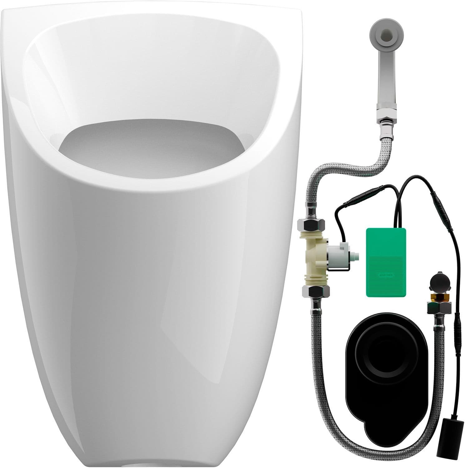 URINOIR U1 AVEC SIPHON IPEE 6V BATTERIE BLANC vue 1