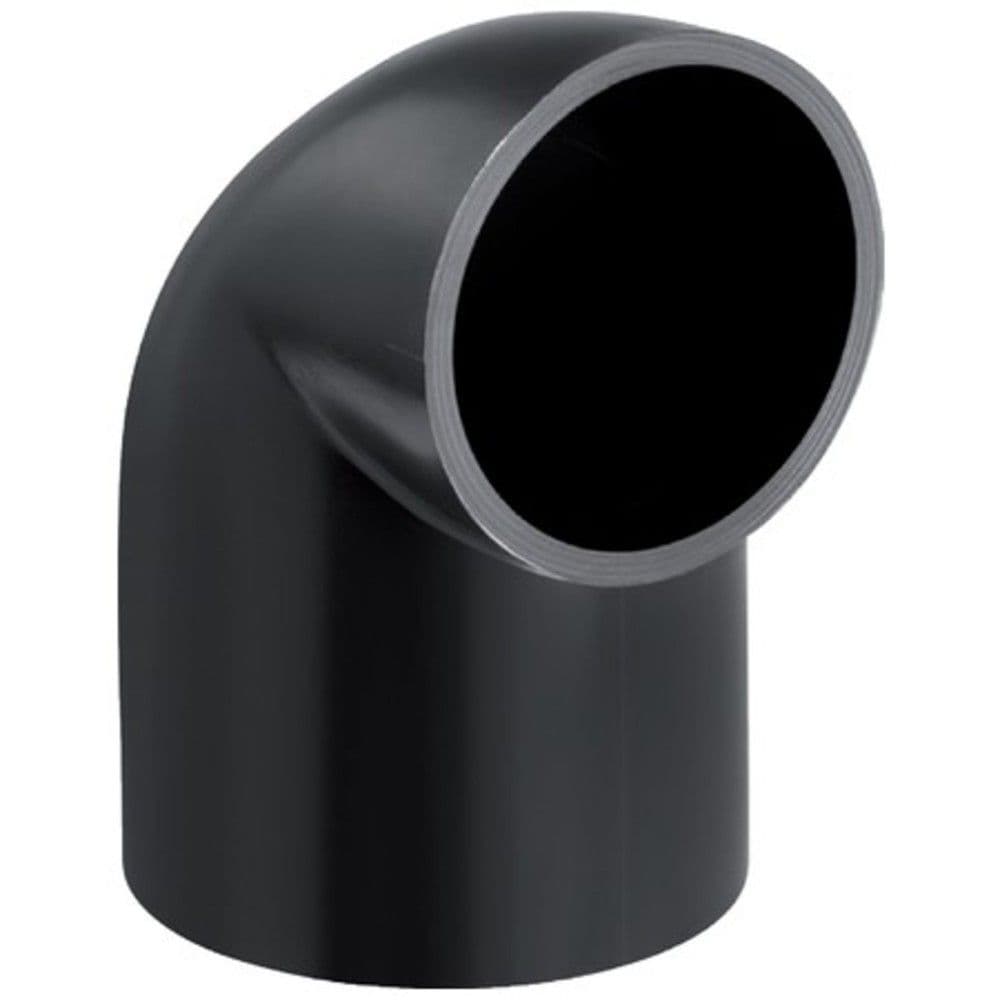 Geberit décharge en PE coude réduit 90° petit rayon 56 x 50 vue 1