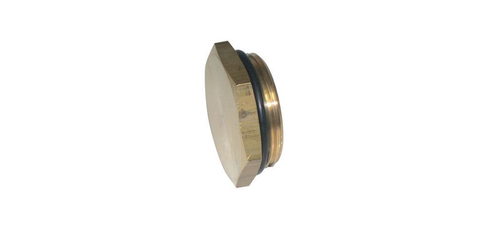 Henco bonnet avec joint pour collecteur laiton 4/4F vue 1