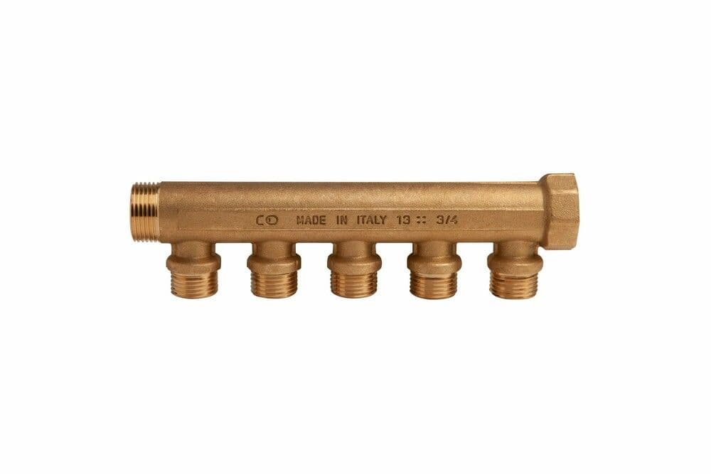 SYSTEMPEX collecteur 3/4"MF sortie M22 5 circuits vue 1