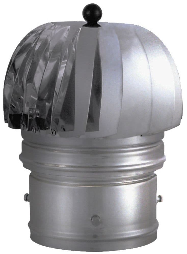 Van Marcke Pro Flex Turbinox capot de traction dynamique inox D080-D130 vue 1