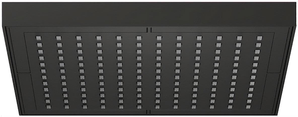 DOUCHE DE TETE NOBILI 200X200MM SANS BRAS NOIR MAT vue 1