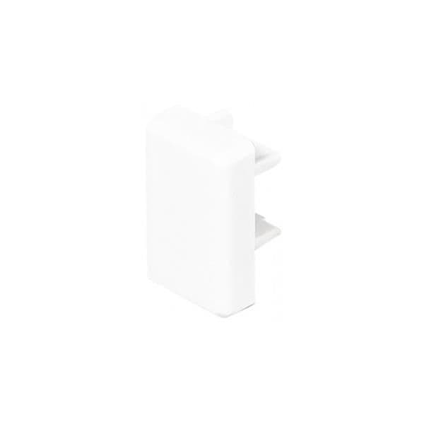 Embout pour goulotte 32 x 16mm Blanc sans halogène vue 1