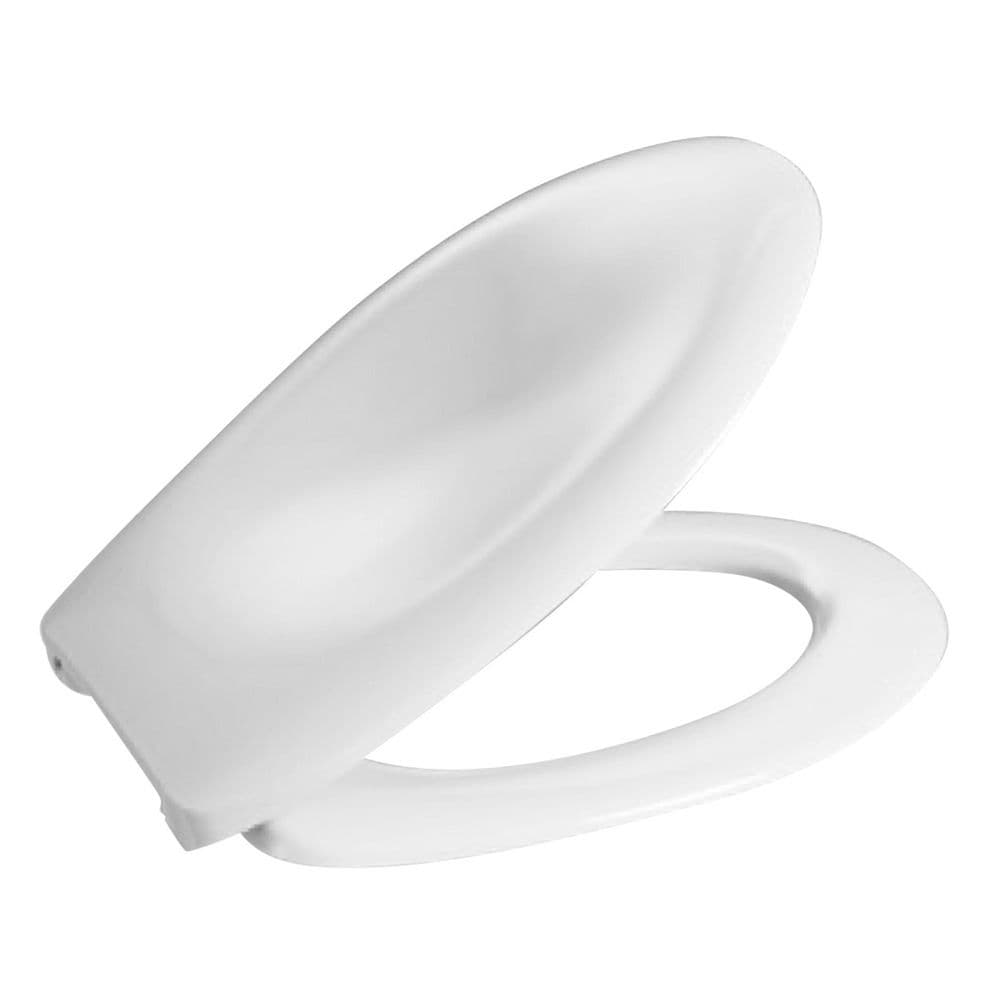 Haro Comtessa abattant blanc charnières réglables vue 1