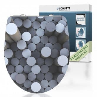 82593 abattant WC en Duroplast HG ROUND DIPS, avec frein de chute et déclipsable vue 1
