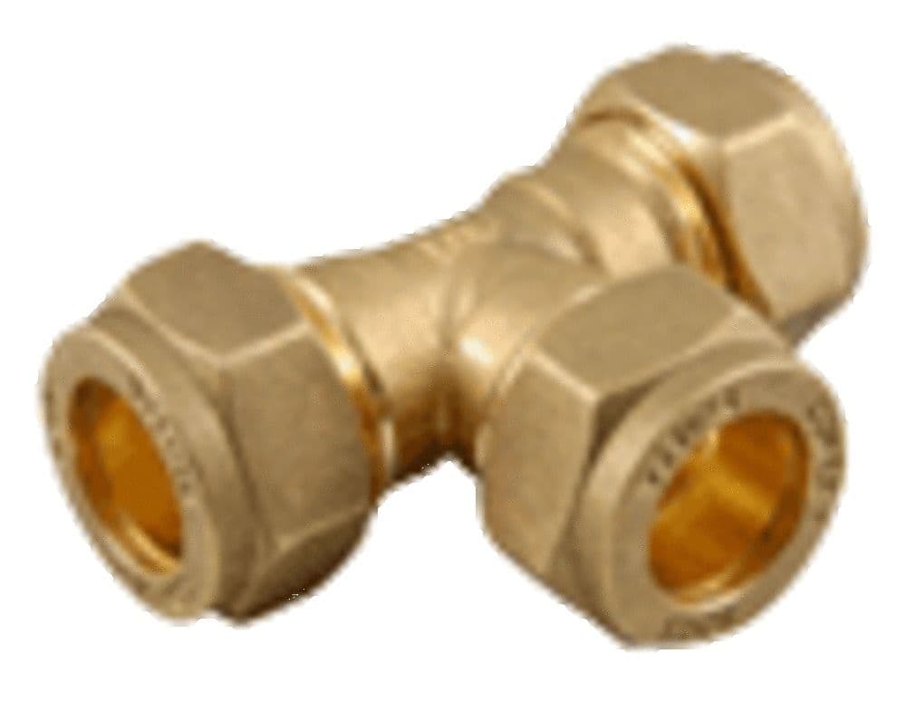 té biconique laiton alimentation tube cuivre 8 x 8 x 8 mm vue 1