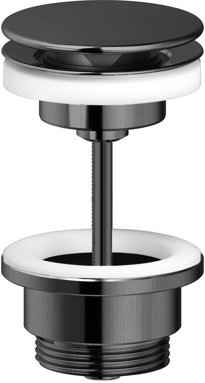 CREPINE DESIGN CLIC UNIVERSEL NOBILI GRAPHITE BROSSÉ vue 1