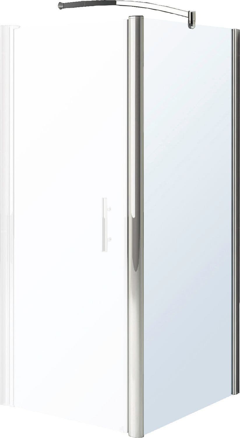 PAROI FIXE MISTRAL 86,5-89,5 H190 ARGENT-CLAIR vue 1