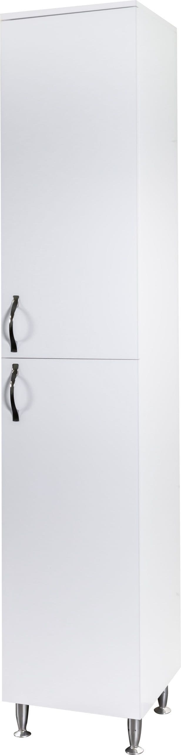 ALONI ALECO ARMOIRE COLONNE DROITE – SUR PIED – 2 PORTES – RÉVERSIBLE – 35X190X35 CM – BLANC vue 1