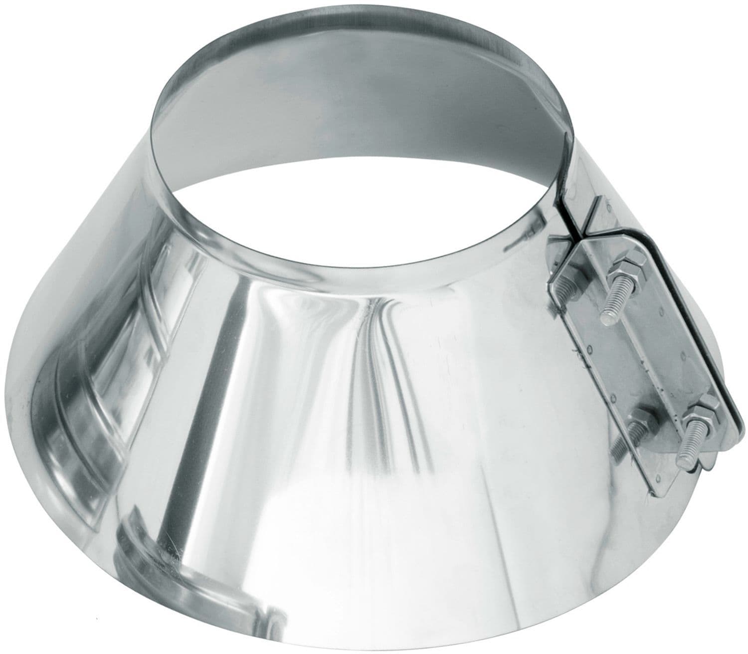 UNIFLOW COLLERETTE DE SOLIN 80/125MM INOX/PP vue 1