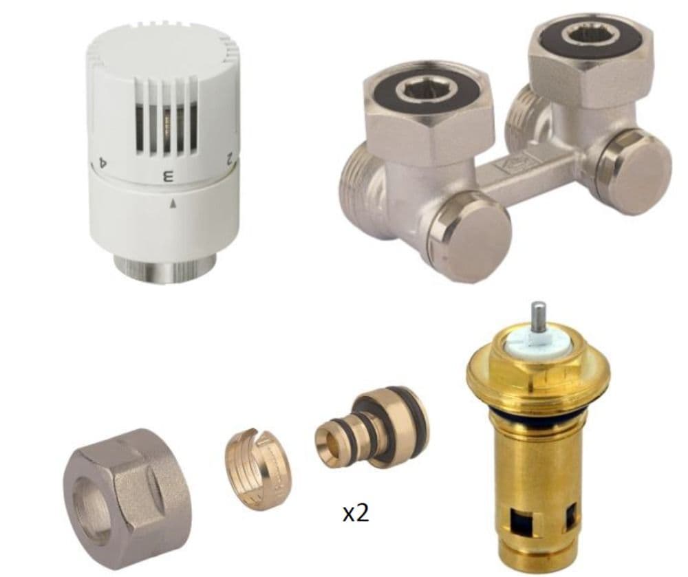 intro bloc H set de radiateurs 3/4" équerre vue 1