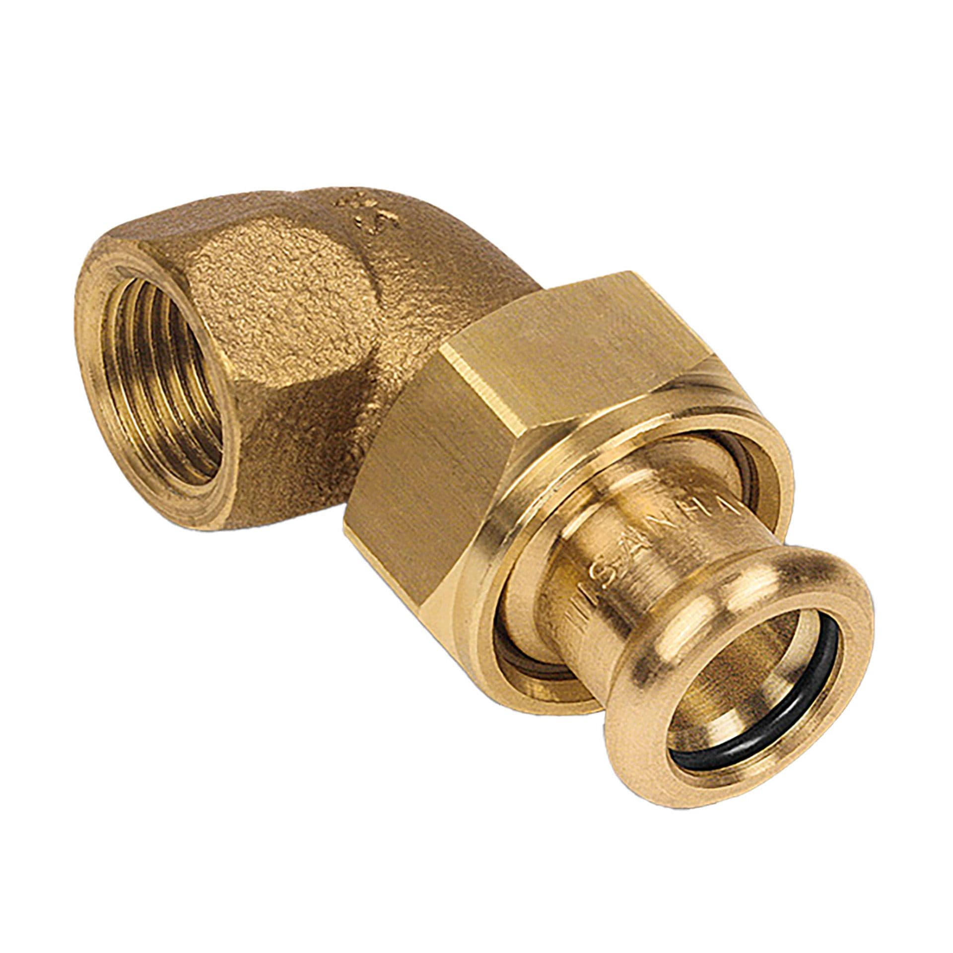 COUDE UNION JOINT PLAT 7096 3/4FX22F (RÉF SANHA 8096G 22X3/4) vue 1