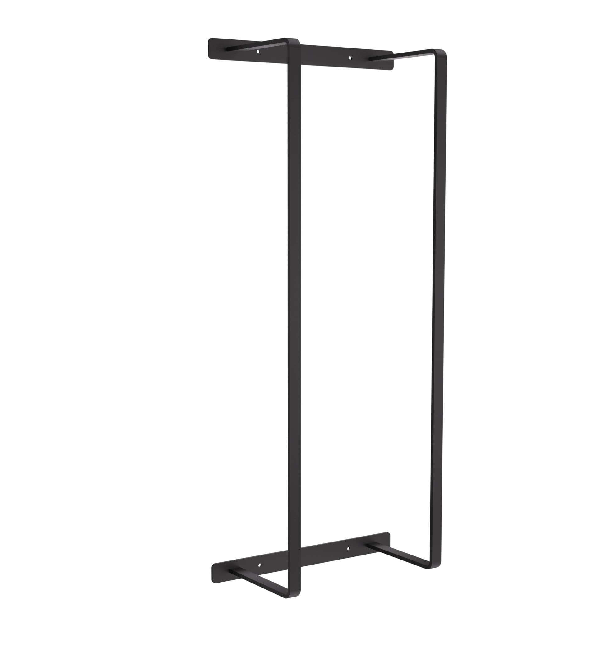 PORTE-SERVIETTES - VERTICALE - 67X28X14 CM - NOIR MAT vue 1