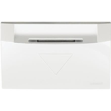 Axolute platine interrupteur à badge Blanc vue 1