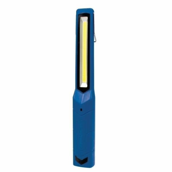 Lampe de poche Led rechargeable 2W COB SMD + 3 Led vue 1