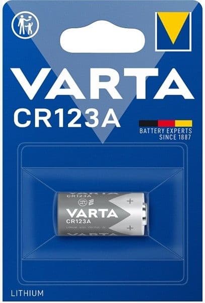 Pile 3V lithium 1500mAh hauteur 34.5mm diamètre 16.8mm vue 1