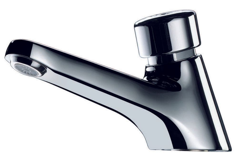 Delabie Tempostop robinet temporisé pour lavabo à poussoir vue 1