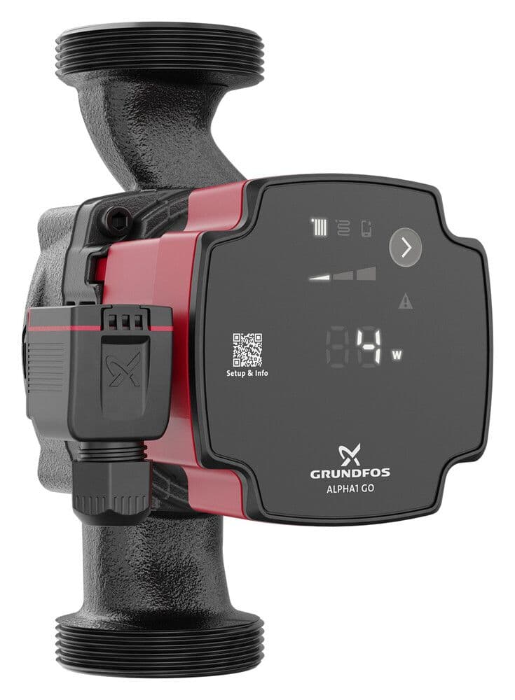 Grundfos Alpha1 GO 25-60 pompe de circulation 180 mm vue 1
