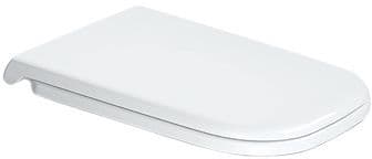 SIEGE WC LONGUE DCODE DURAVIT BLANC-INOX vue 1