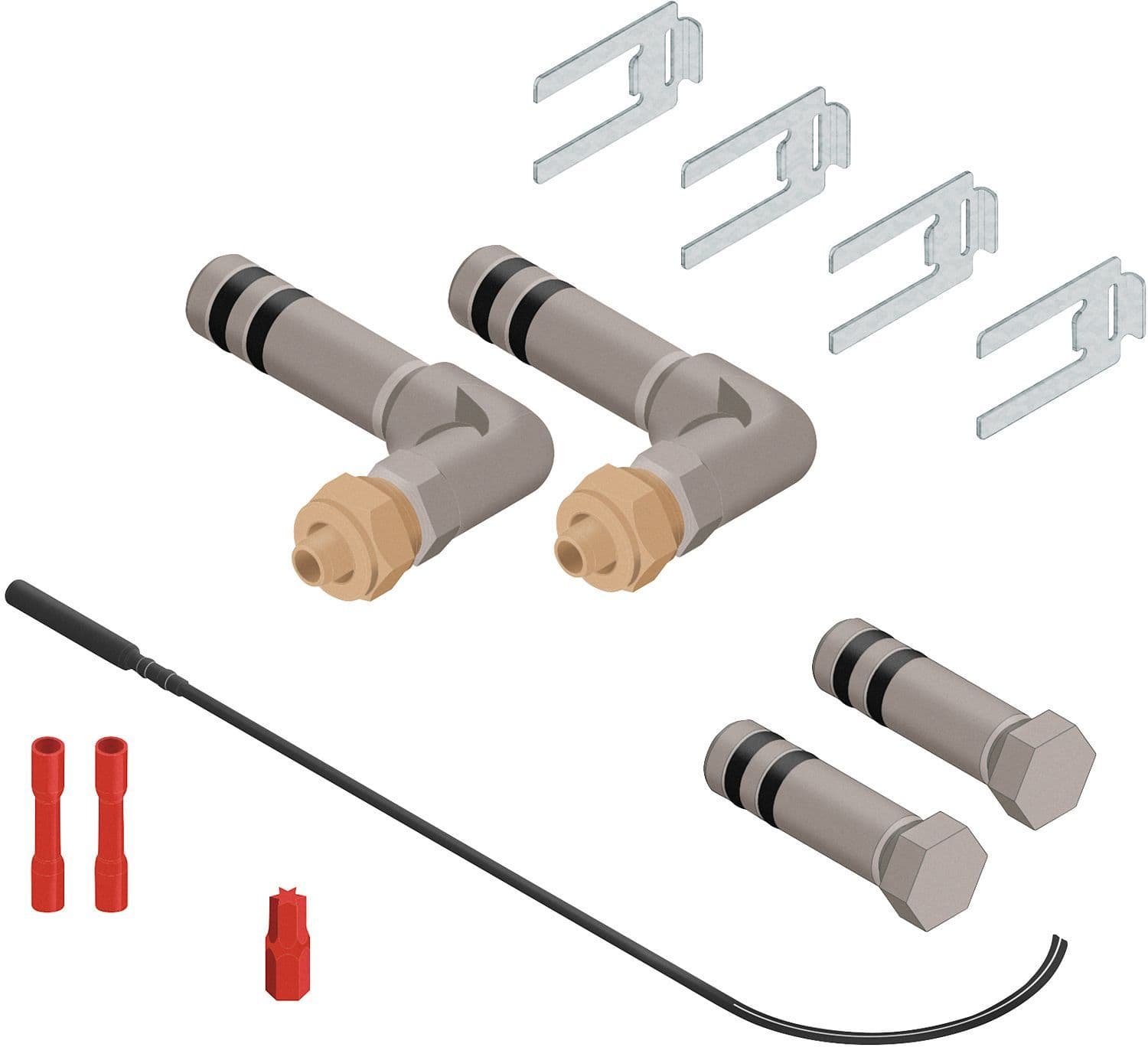 SET DE SONDES POUR 2 PANNEAUX VERTICALE ECOULEMENT LIBRE VAILLANT vue 1