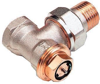 ROBINET DE RADIATEUR THERMOSTATIQUE EQUERRE 3/8 COMAP vue 1