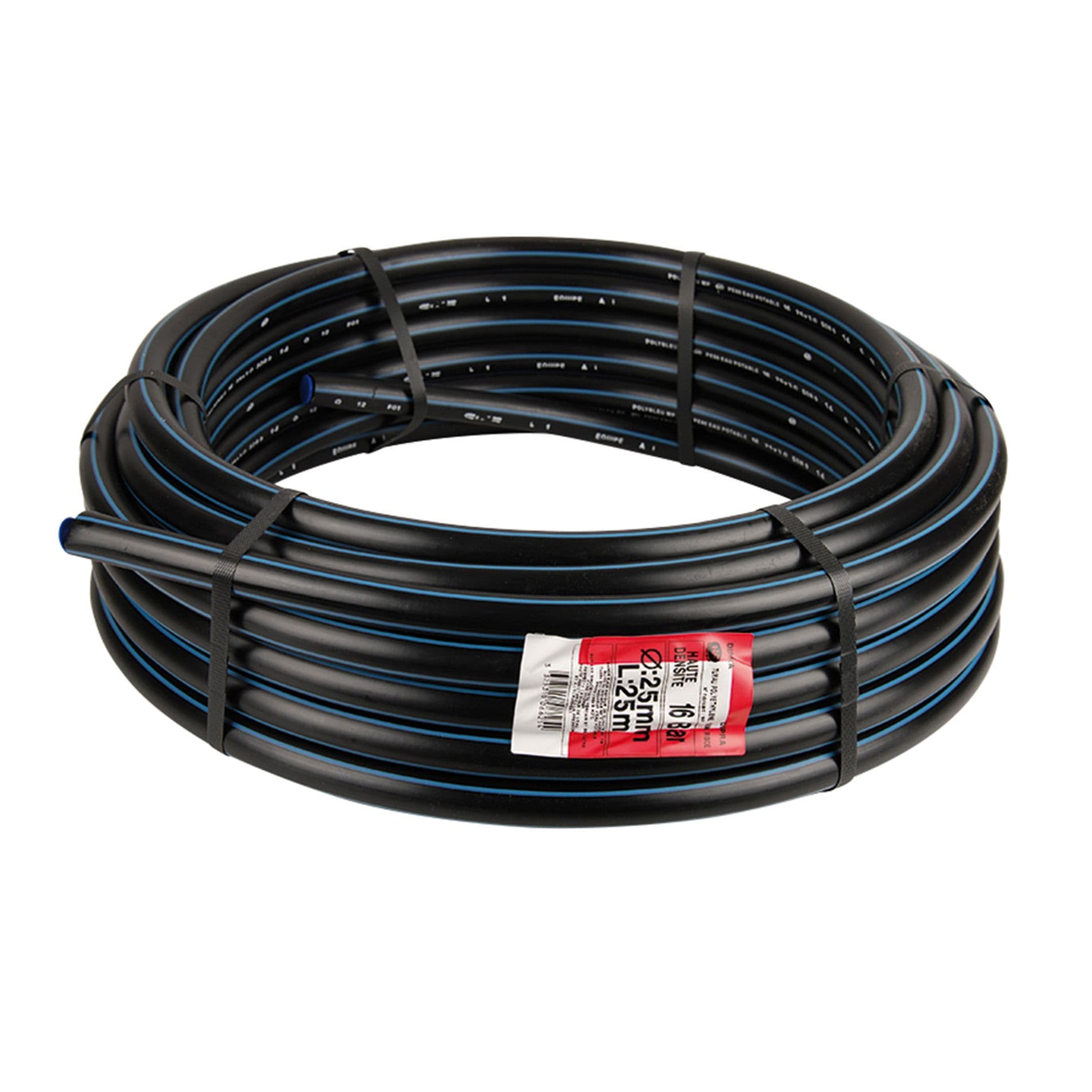 TUYAU POUR EAU POTABLE - PE - 10 BAR - DIAMÈTRE 32 MM - 50 M - NOIR vue 1