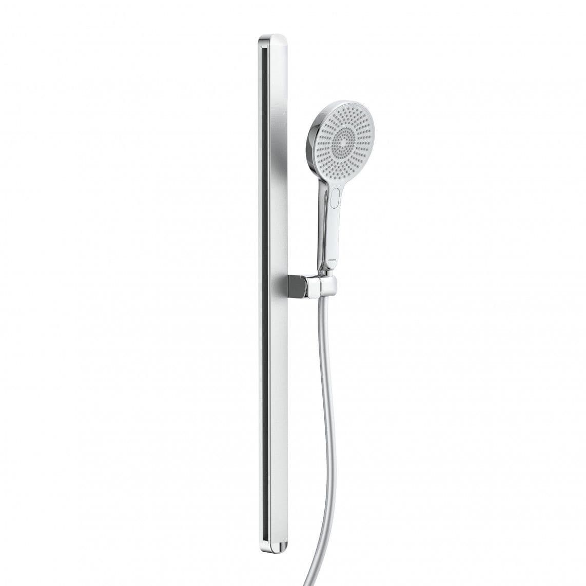 64200 KARIBIK Set barre de douche, chromé/gris clair, oval vue 1