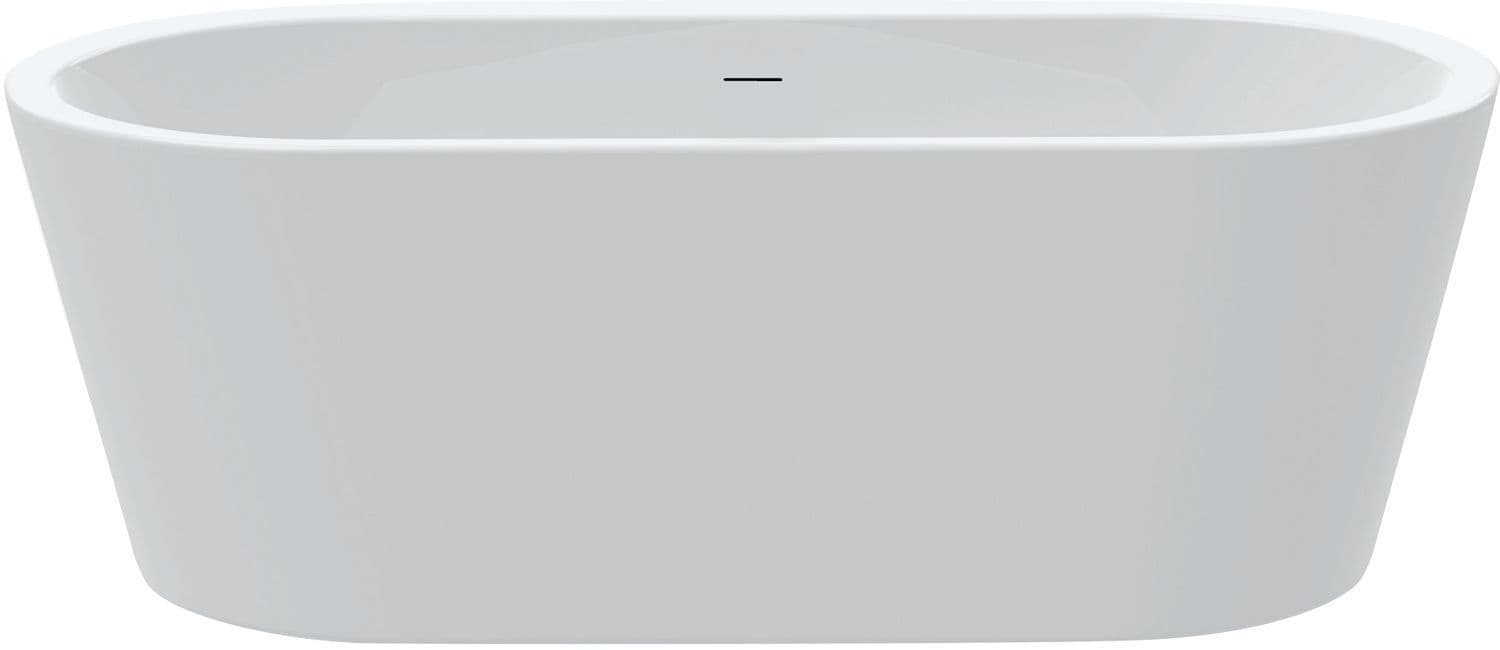 BAIGNOIRE LIBRE ZEN ACRYL 170-80 BLANC+ VIDAGE BLANC vue 1