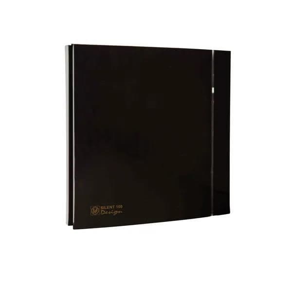 Extracteur de salle de bain 95m³h + clapet silencieux Black vue 1