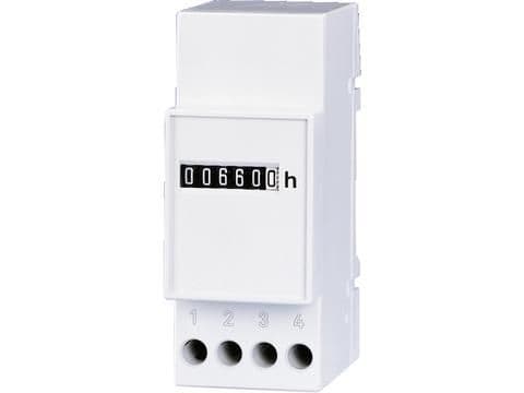 Compteur horaire sans remise à zéro 99.999,99h Din rail 230Vac 50Hz H60mm vue 1