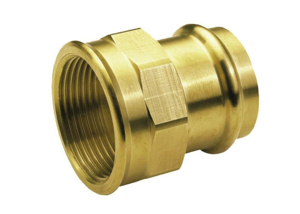 Conex Bänninger raccord à sertir sanitaire mamelon FF laiton 16x1/2 vue 1