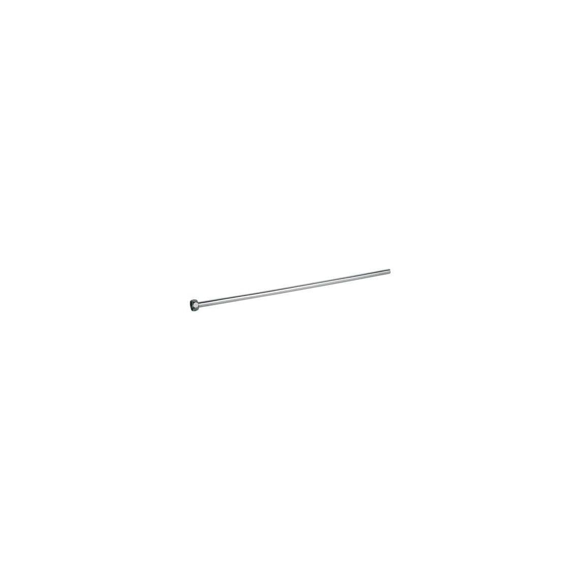 986581113 CU Tube de raccordement 400 mm, chromé 10 mm, avec 1/2" écrou couvre-lit vue 1