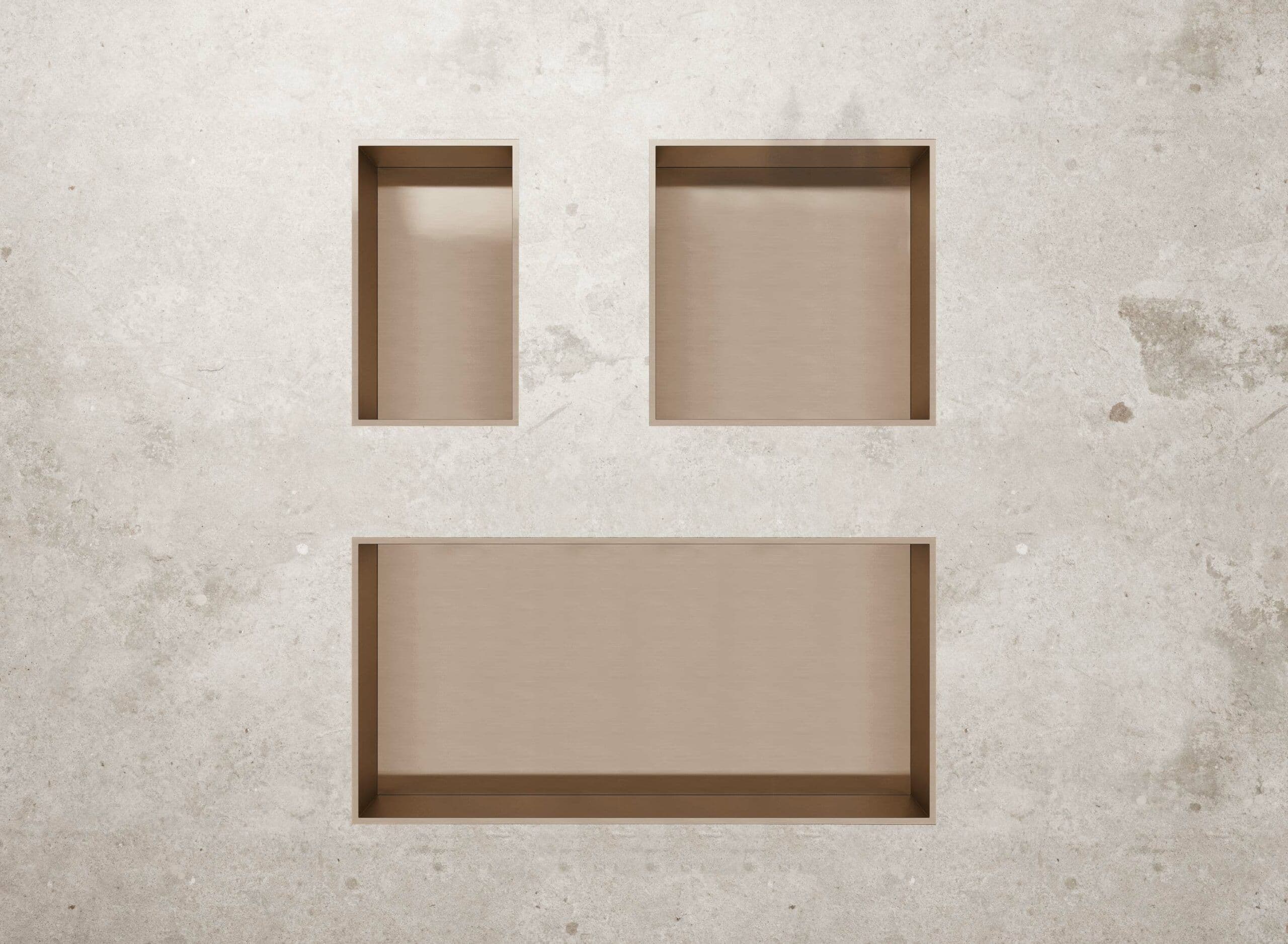 ALONI NICHE ENCASTRÉE (300X600X100MM) - CUIVRE BROSSÉ vue 1