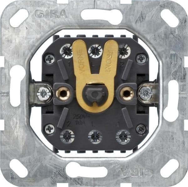 Module bouton-poussoir ou interrupteur de store 10A 250V~ pour cache avec manette comme poste vue 1