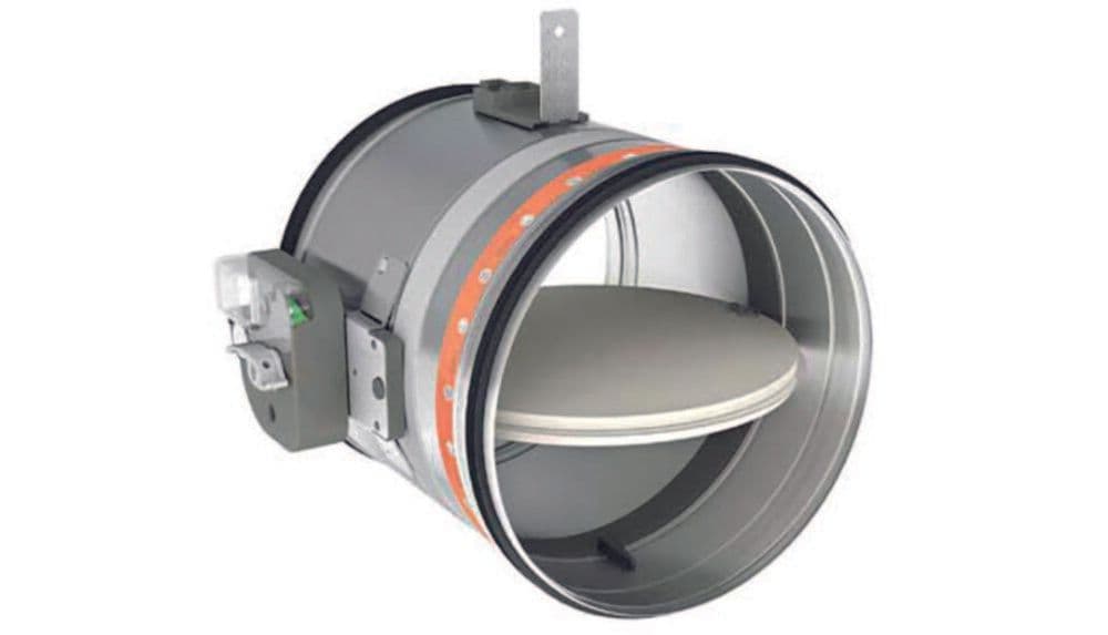 Ventilair CF60H-160 clapet coupe-feu D160 résistance au feu jusqu’à 60 minutes vue 1