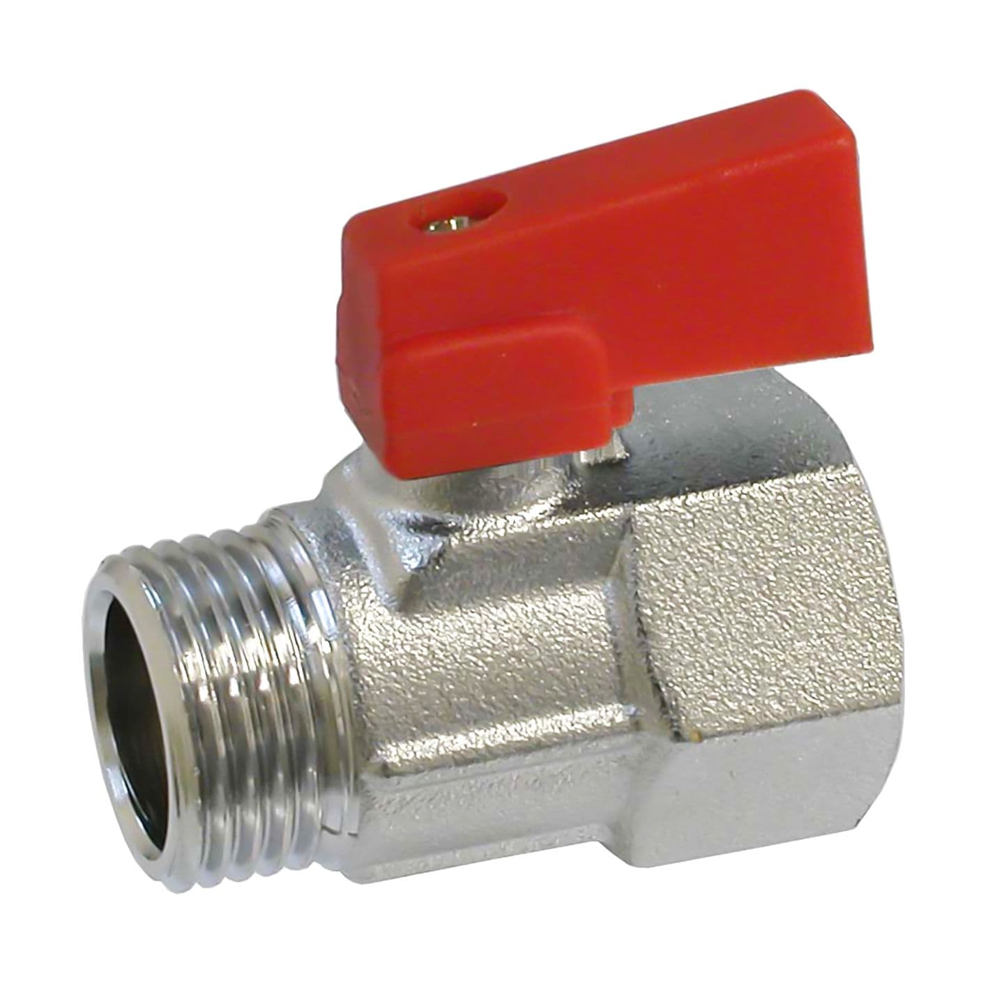 ROBINET A BOULE MINI 126 1/2MF ROUGE vue 1