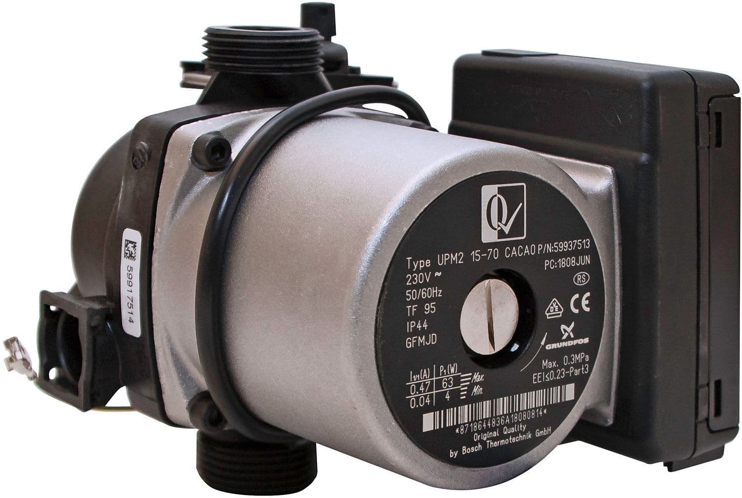 POMPE UPM2 15-70 CACAO BOSCH vue 1