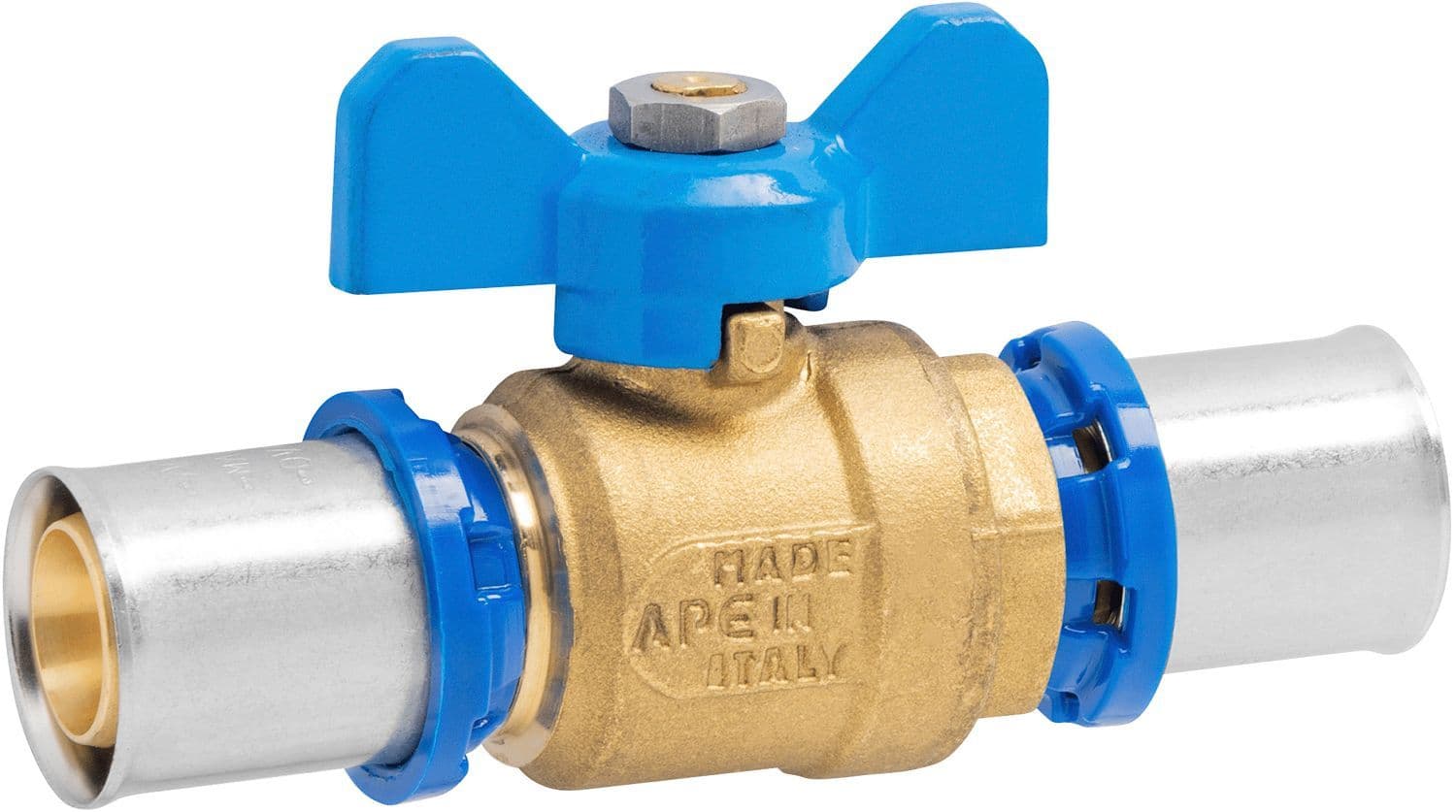 ROBINET A BILLE ALUPEX 20X20MM vue 1