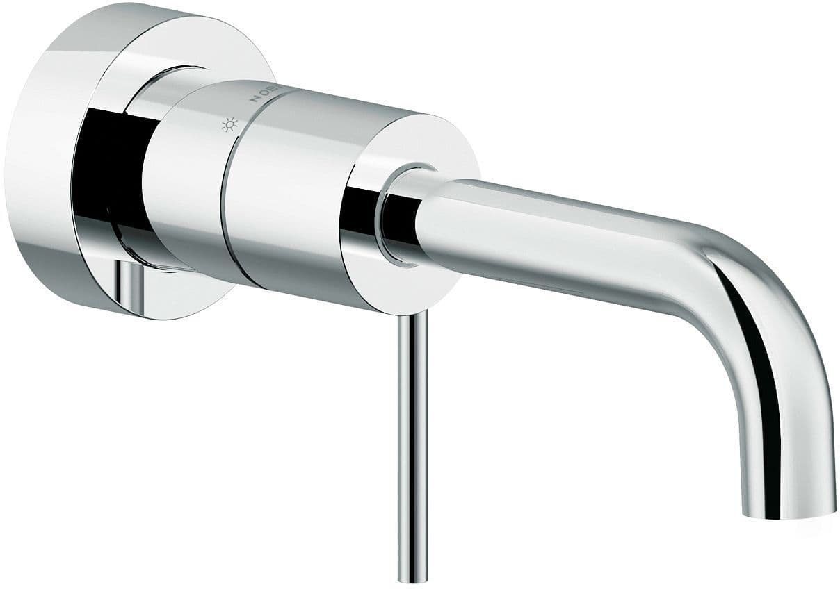 SET DE FINITION MITIGEUR LAVABO MURAL VELIS NOBILI 200MM CHROME vue 1